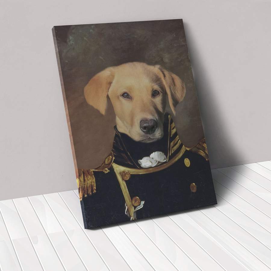 Personalized Pet Canvas Portrait Image