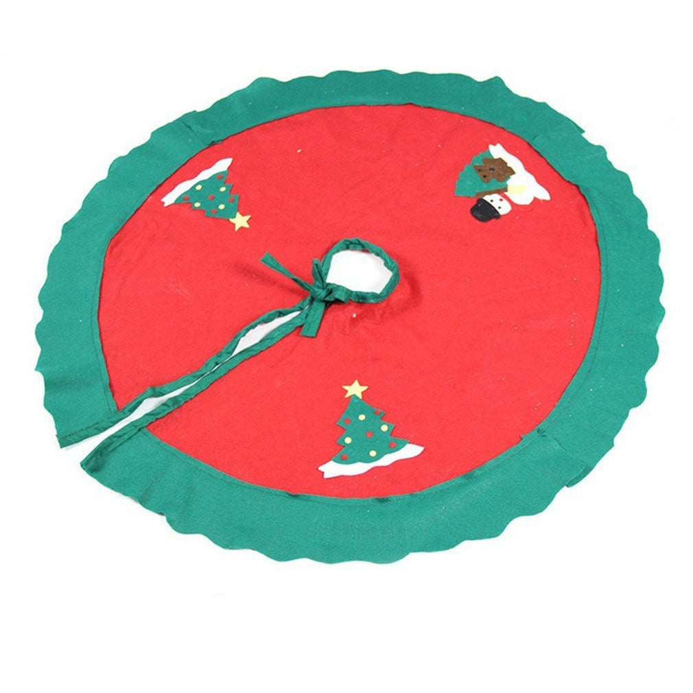 Christmas tree coaster in Christmas colors