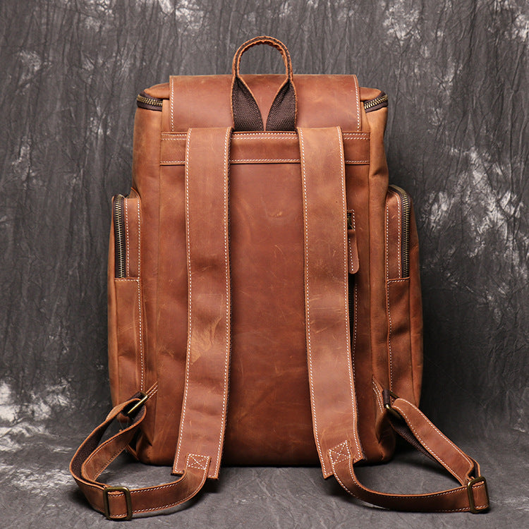 Men's Backpack Crazy Horse Leather