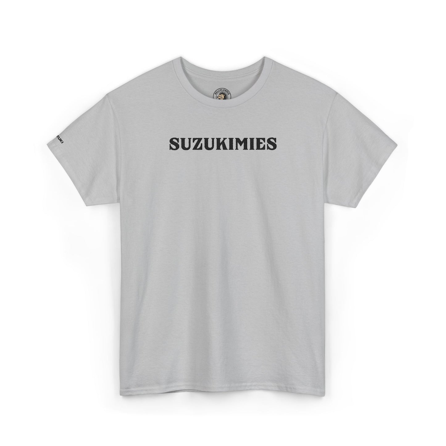 Suzukimies Graphic Tee — Retro Script biker Lover T-Shirt