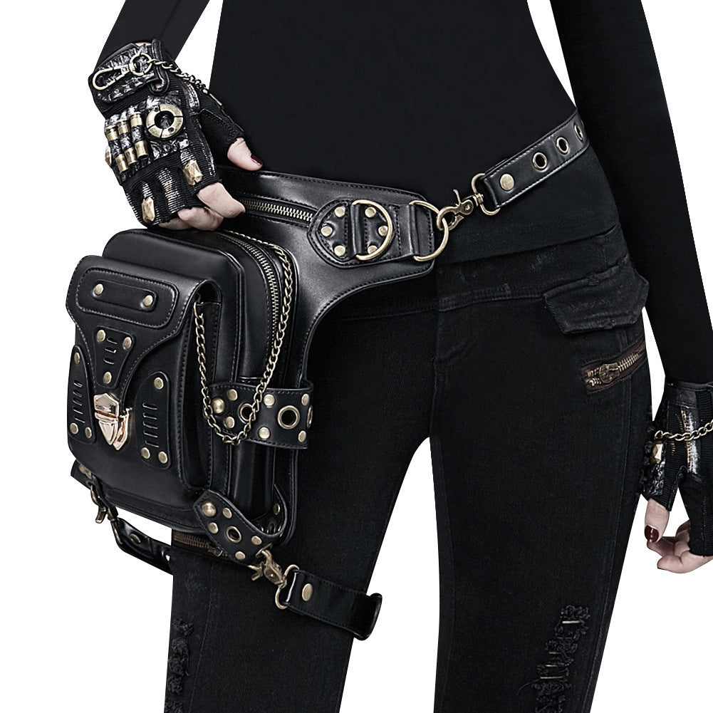 Punk retro waist bag