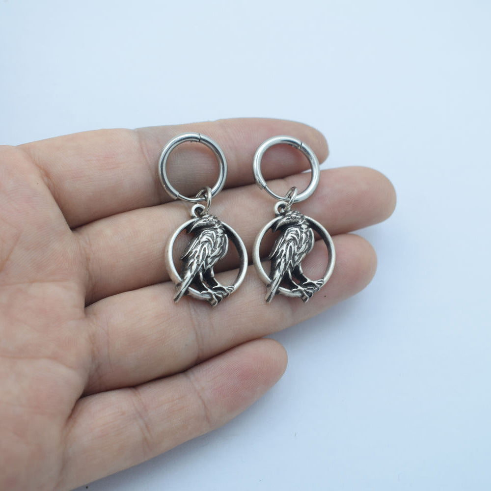 Nordic Viking Bird Celtics Earrings