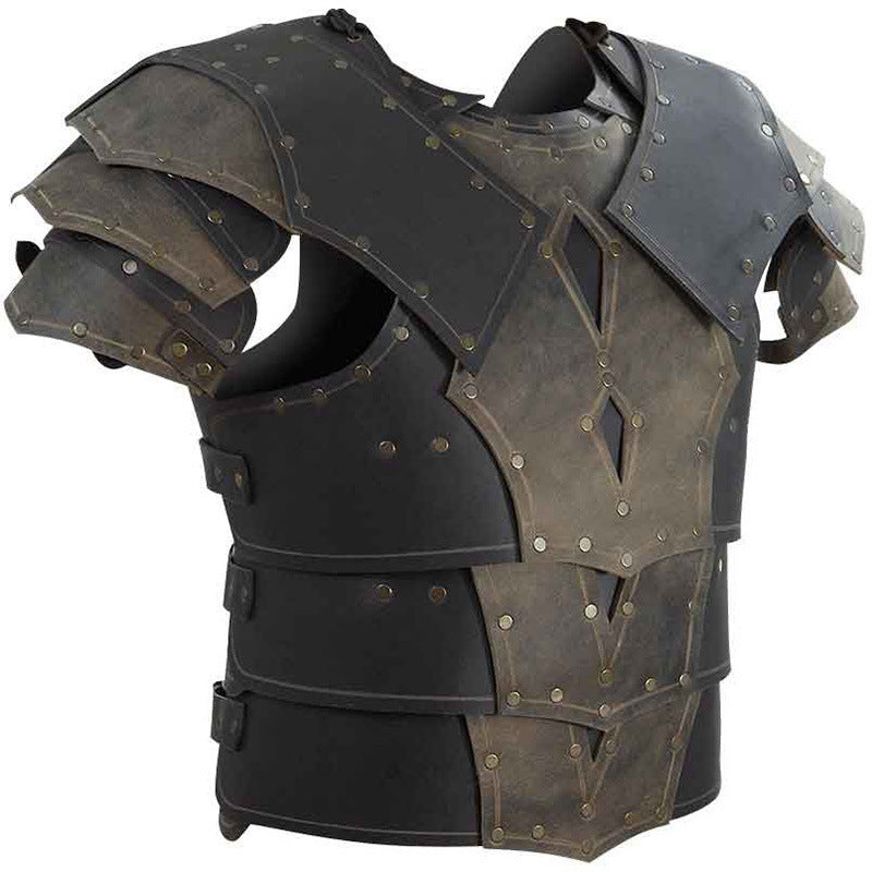 Medieval Renaissance Nordic Viking Warrior PU Leather Armor