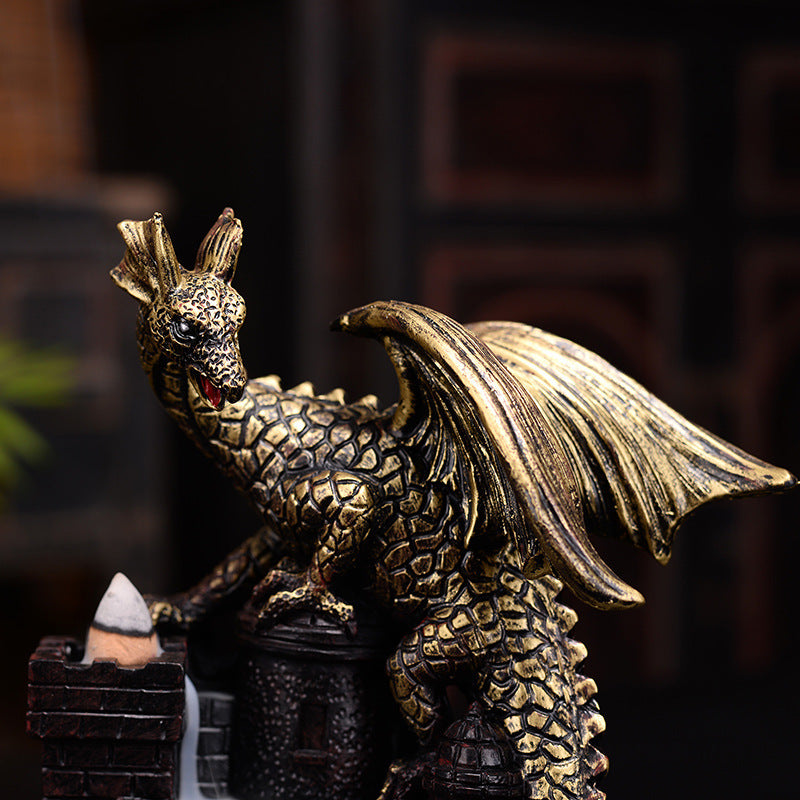 Dragon Castle Incense Burner