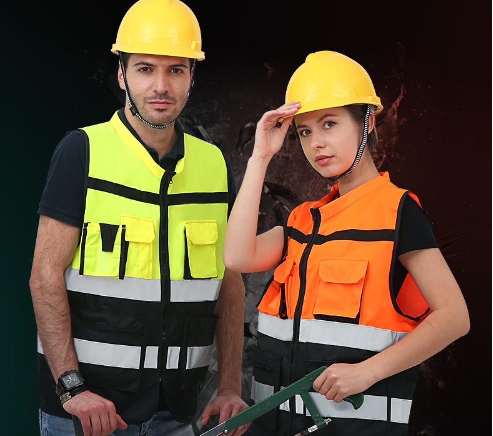 Reflective Traffic Commander Safety Suit Vest