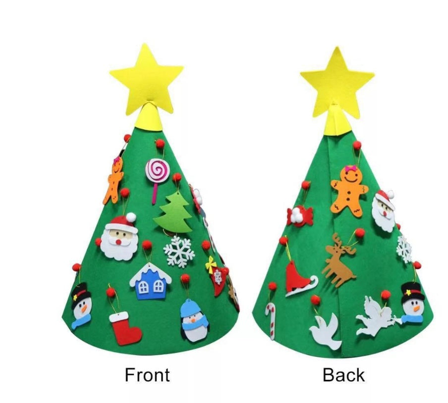 A three-dimensional DIY Christmas tree