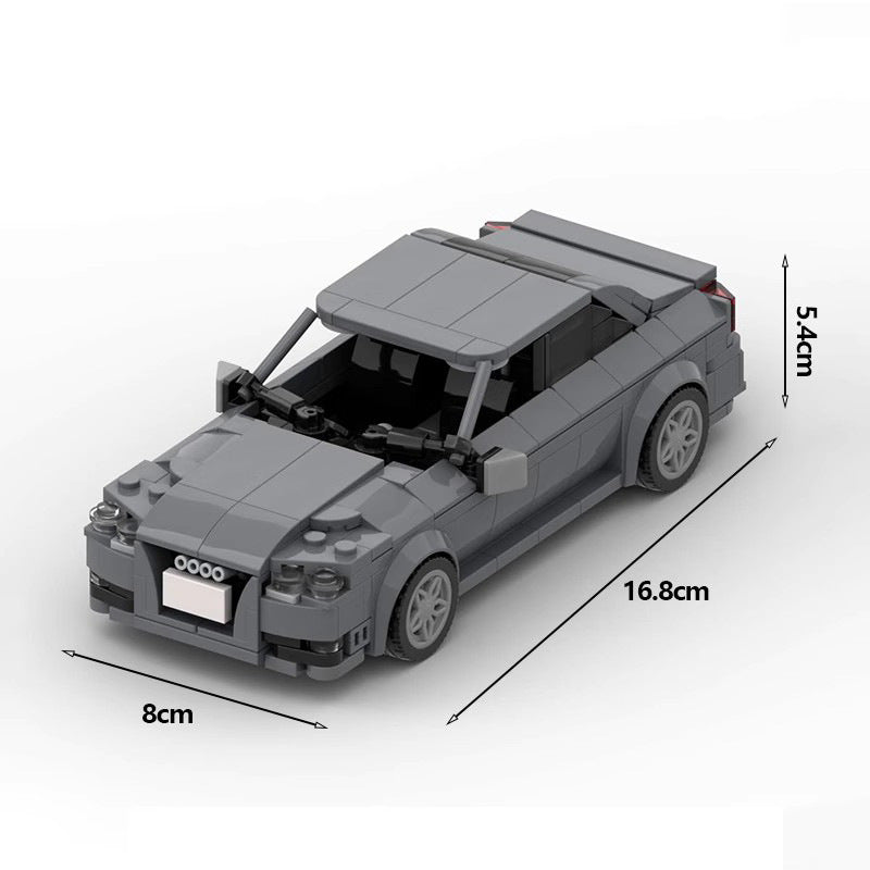 rakennuspalikka setti: Audi RS-Speed8 Grid Car - raskaasti viihdyttävä rakennuslelu!