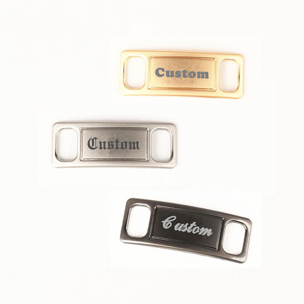 Stainless steel letter shoe buckle