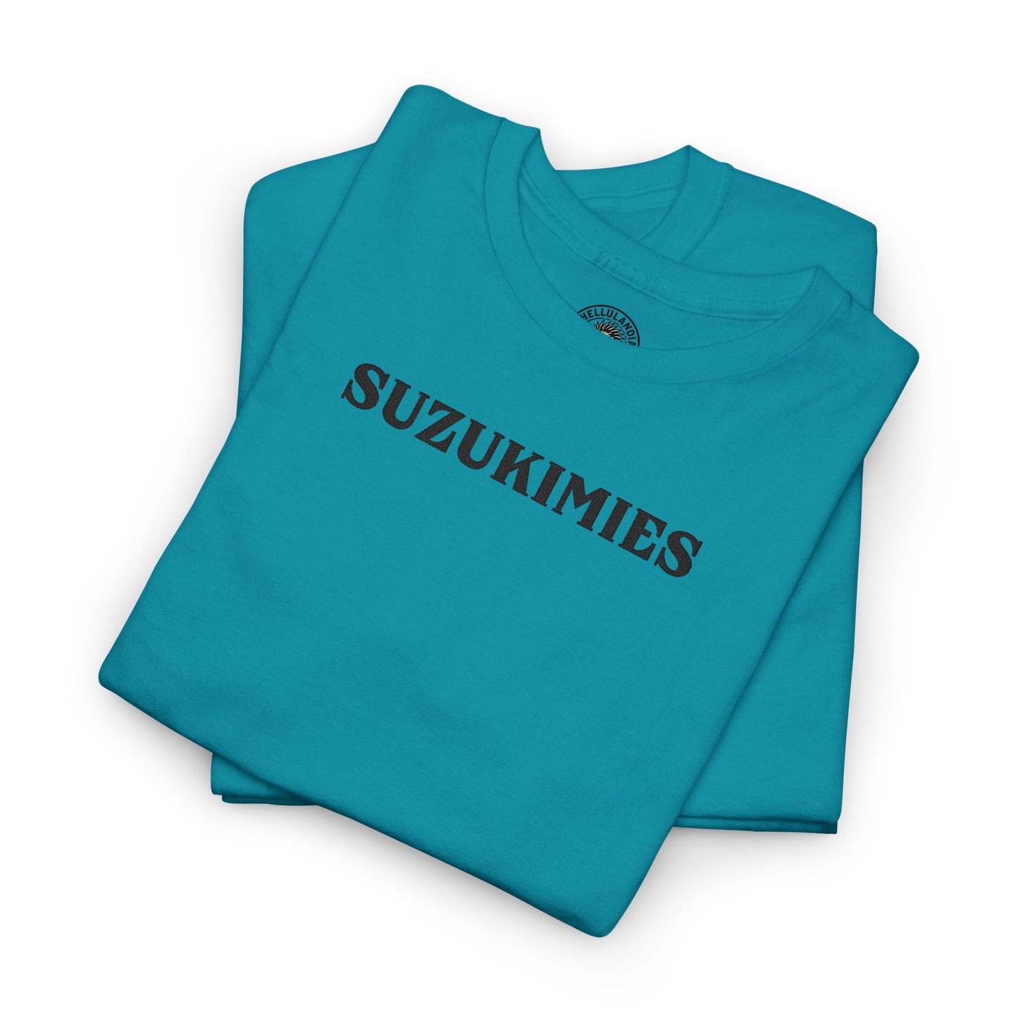 Suzukimies Graphic Tee — Retro Script biker Lover T-Shirt