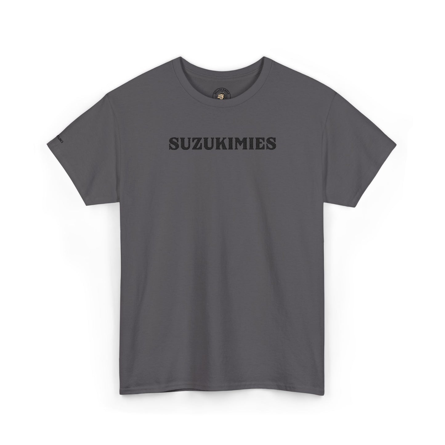Suzukimies Graphic Tee — Retro Script biker Lover T-Shirt