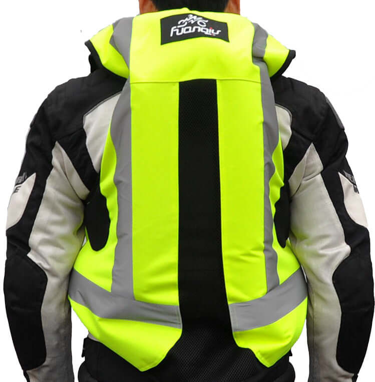 Motorcycle airbag vest