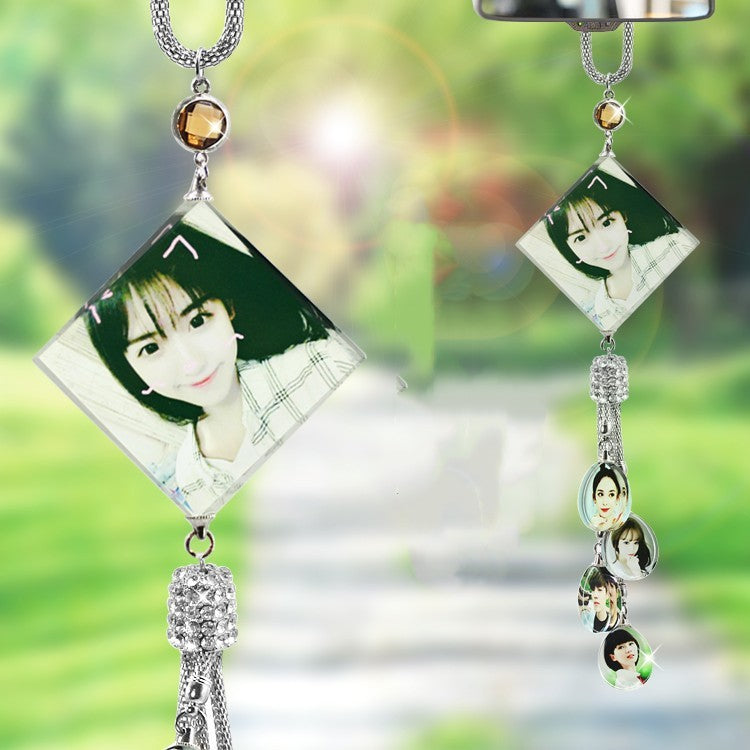 Customize your own Car Interior Decoration: Personalized Crystal Pendant