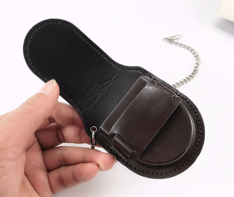 Men and women watch leather case