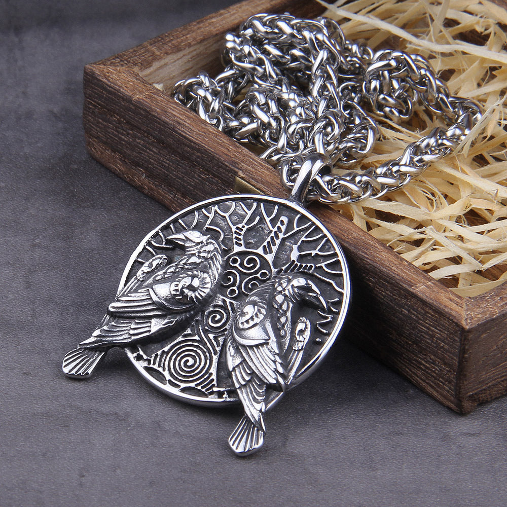 Viking Odin Eagle Pendant