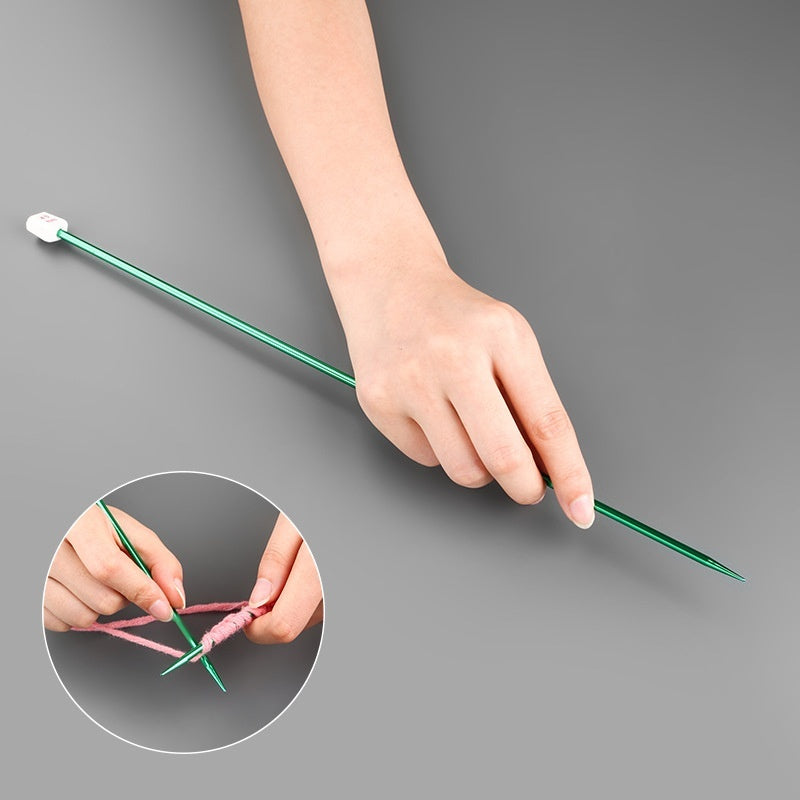 Knitting Tool Lengthened Crochet Hook Set Crochet With Cap käsityöpaketti - puikot kutomiseen