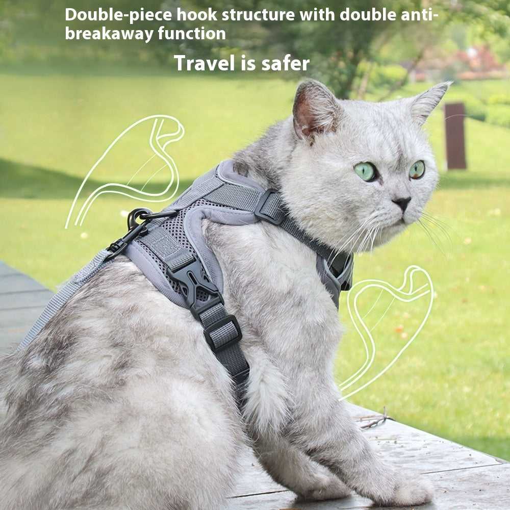 Cat Pulling Rope Vest Pet Harness