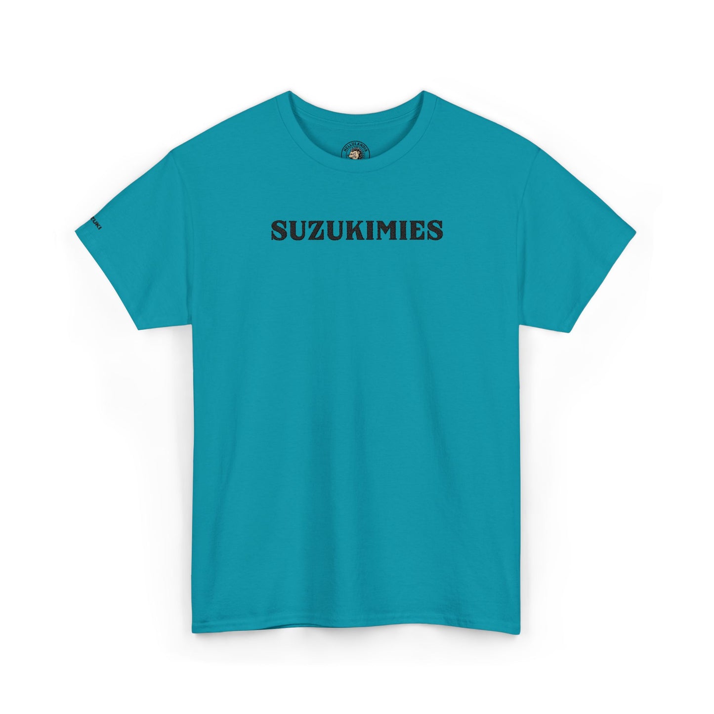 Suzukimies Graphic Tee — Retro Script biker Lover T-Shirt