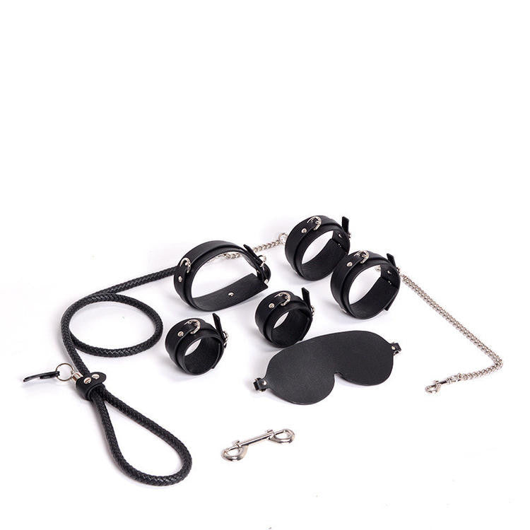 Fashionable And Simple Cowhide Leather Bondage Set