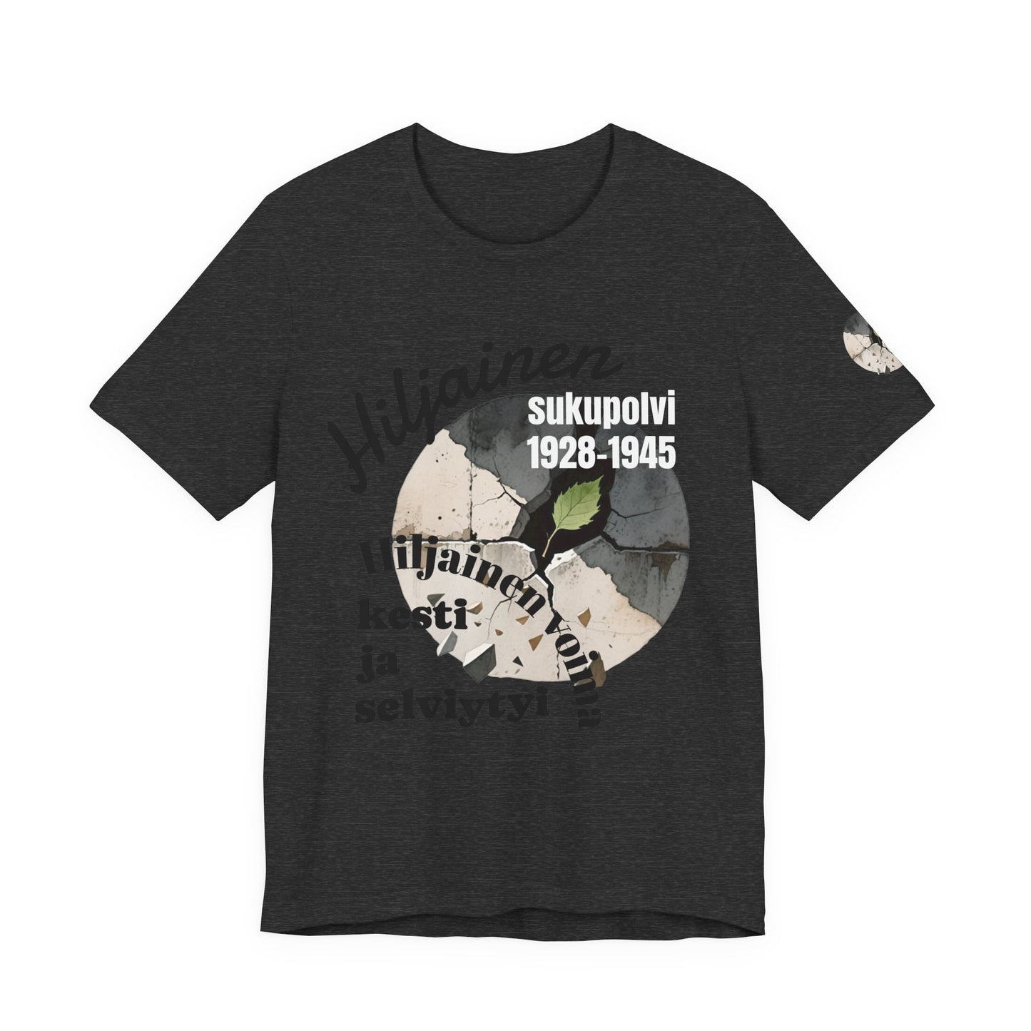 hiljainen sukupolvi silent gen  Unisex Jersey Short Sleeve Tee