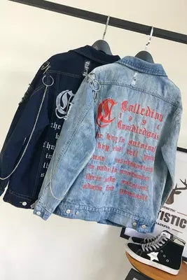 EMBROIDERY DENIM JACKET