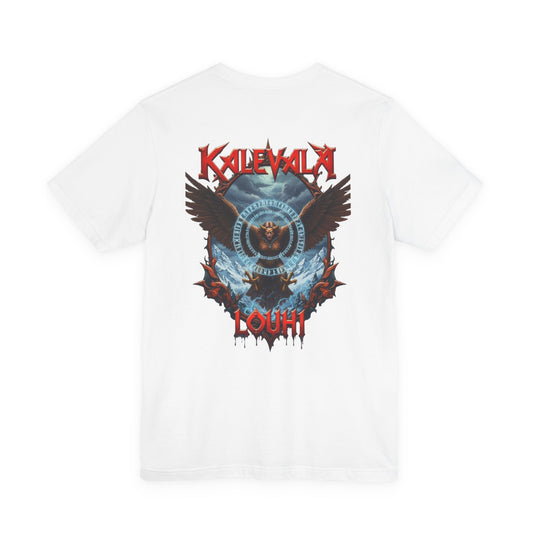 Pohjolan emäntä muuttuu kotkaksi Teepaita — Retro Graphic T-Shirt