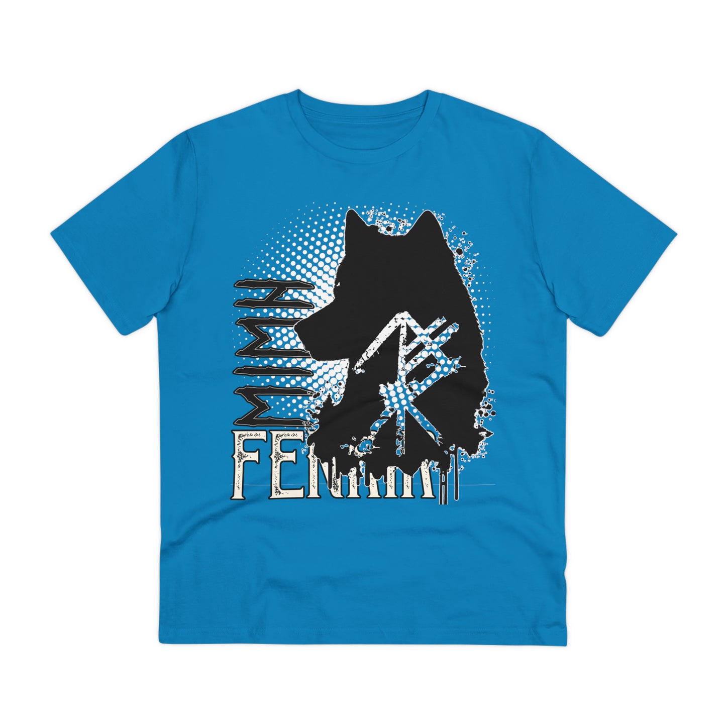 T-shirt unisex eco cotton - wolf Fenrir