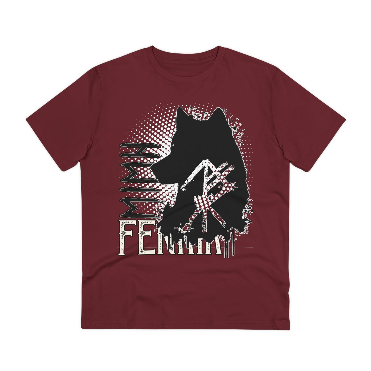 T-shirt unisex eco cotton - wolf Fenrir