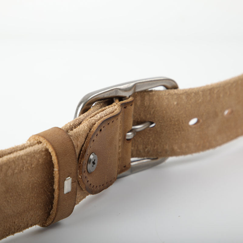 Soft cowhide belt