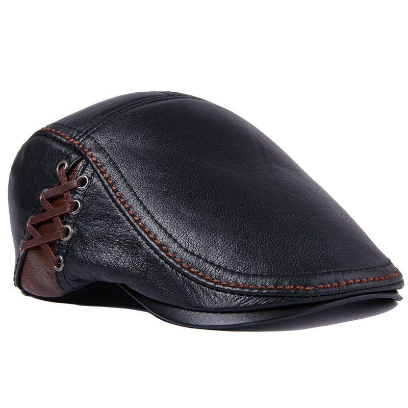 Men's Cowhide Leather Hat