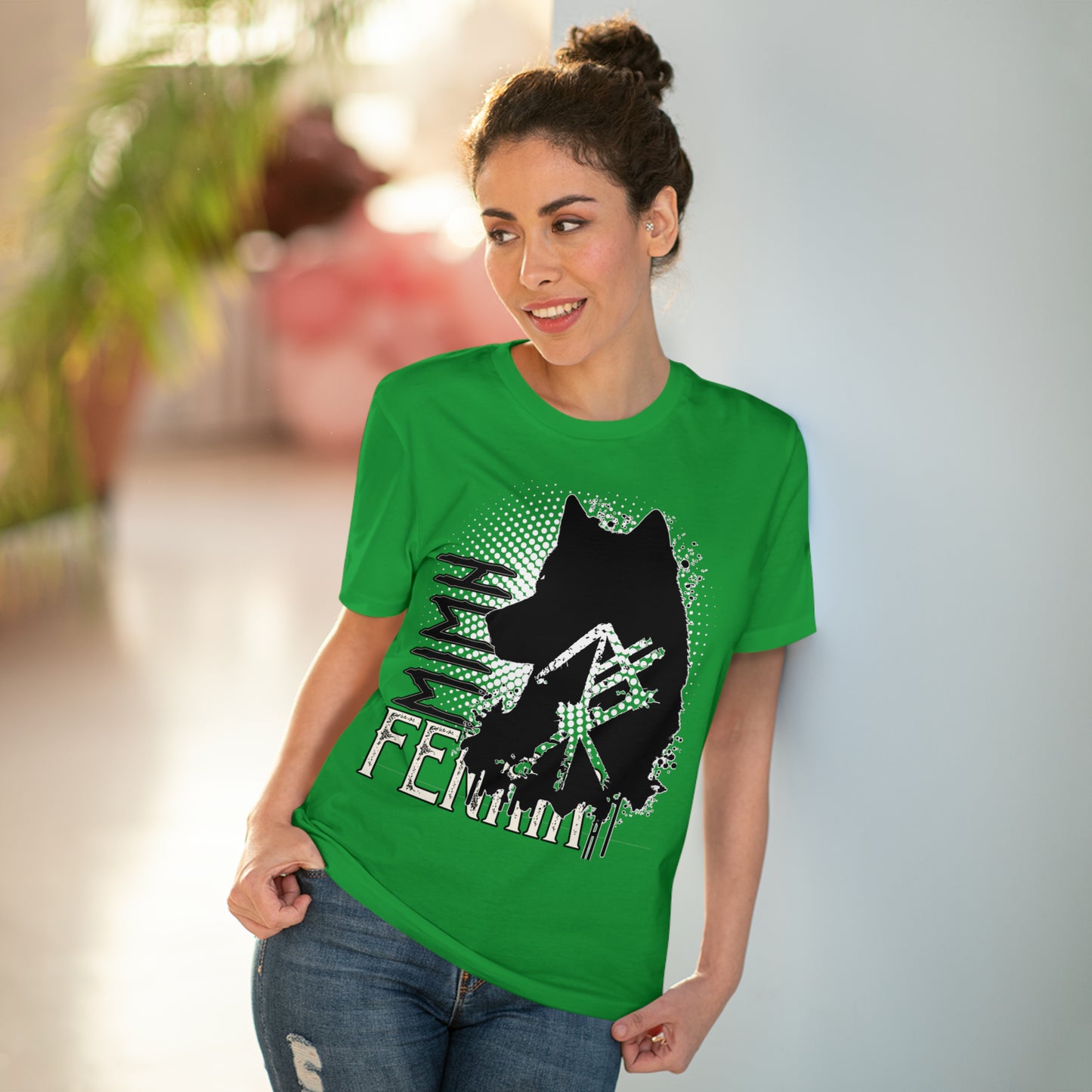 T-shirt unisex eco cotton - wolf Fenrir