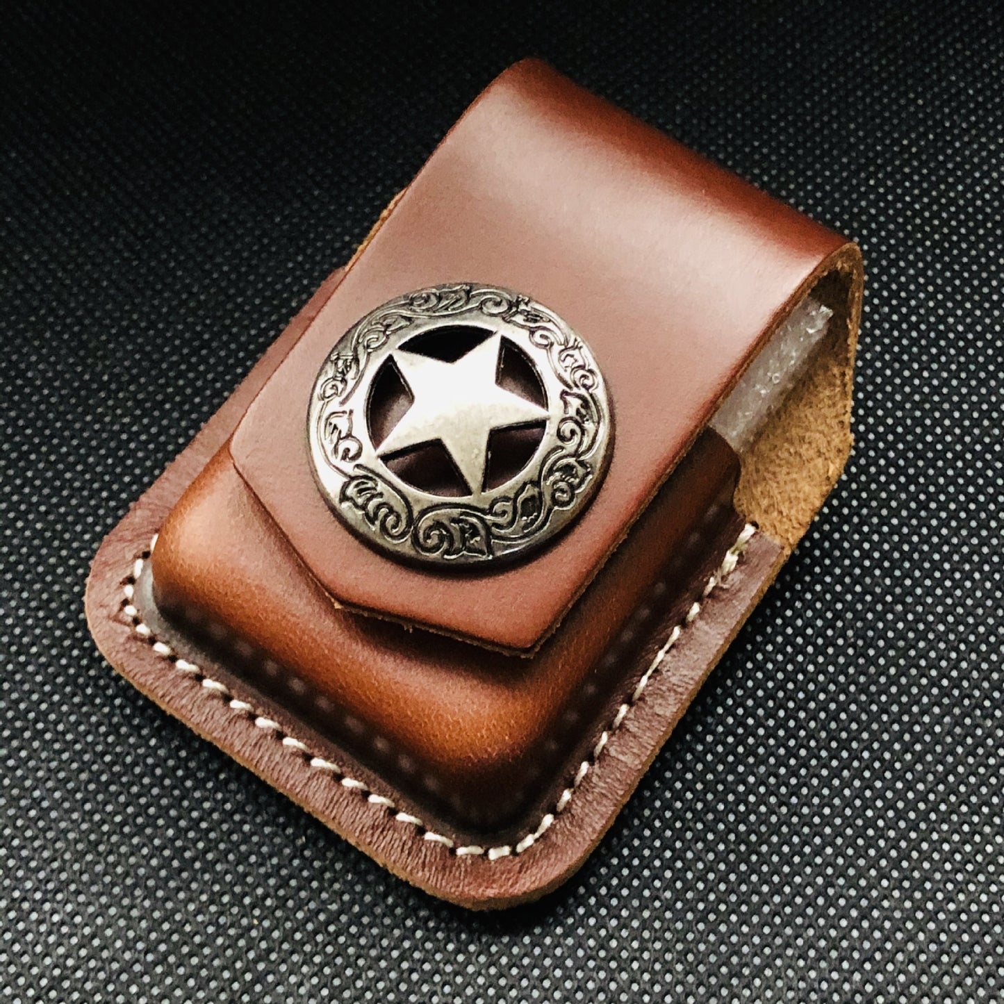 Kerosene Lighter Leather Handmade Personality Leather Case