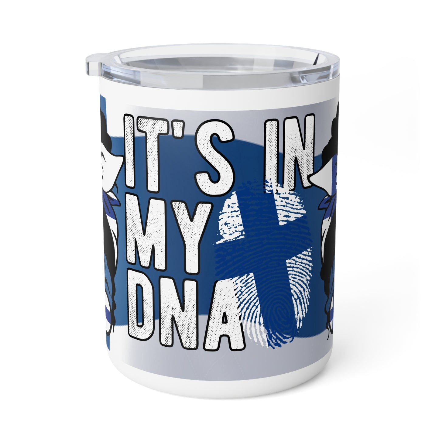 Insulated coffee mug, 0.3l dna and knot