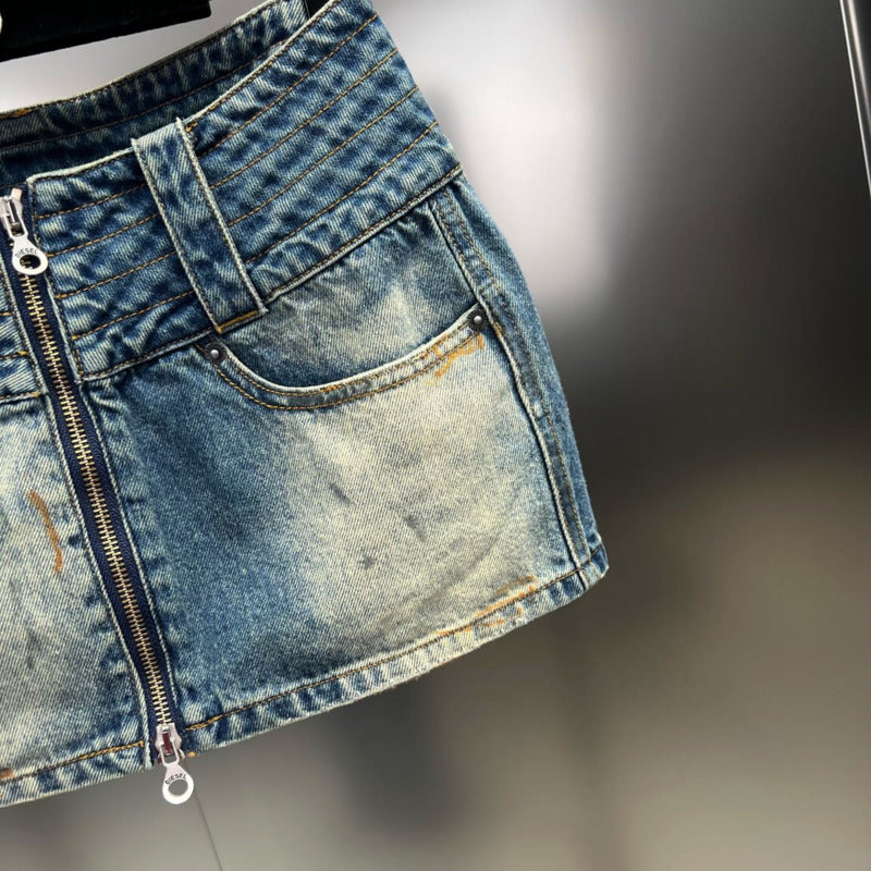 Summer Fashion Vintage Wash Denim