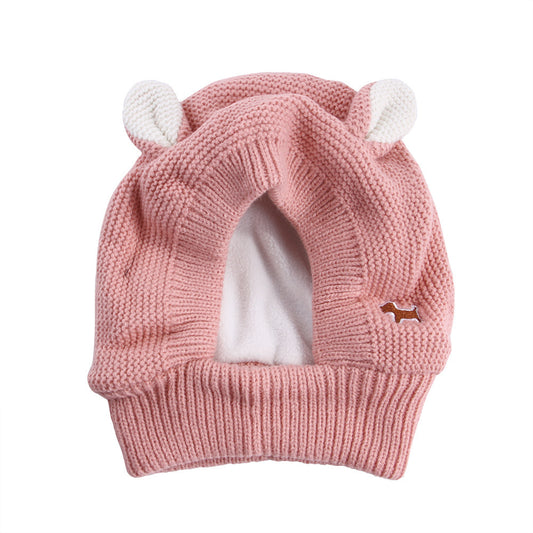 Knitted Dog Hat koiran lämpimään päähän