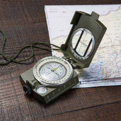 Geological compass for military vehicles