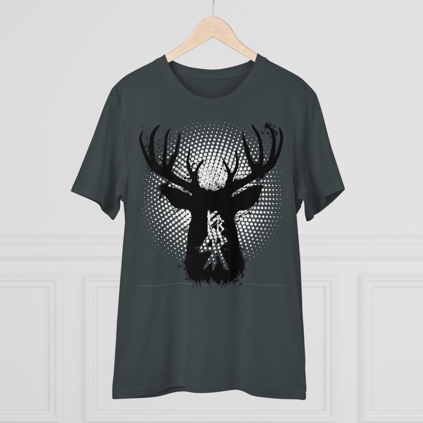 T-shirt unisex eco cotton - deer binding halter