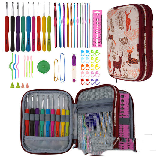 virkkuukoukkusetti käsityösetti