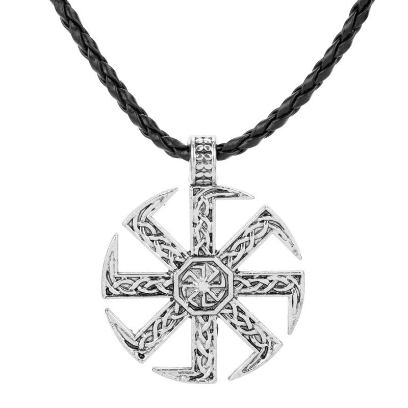 Viking Alloy Jewelry Valknut Slavic Gromovik Accessories Necklace