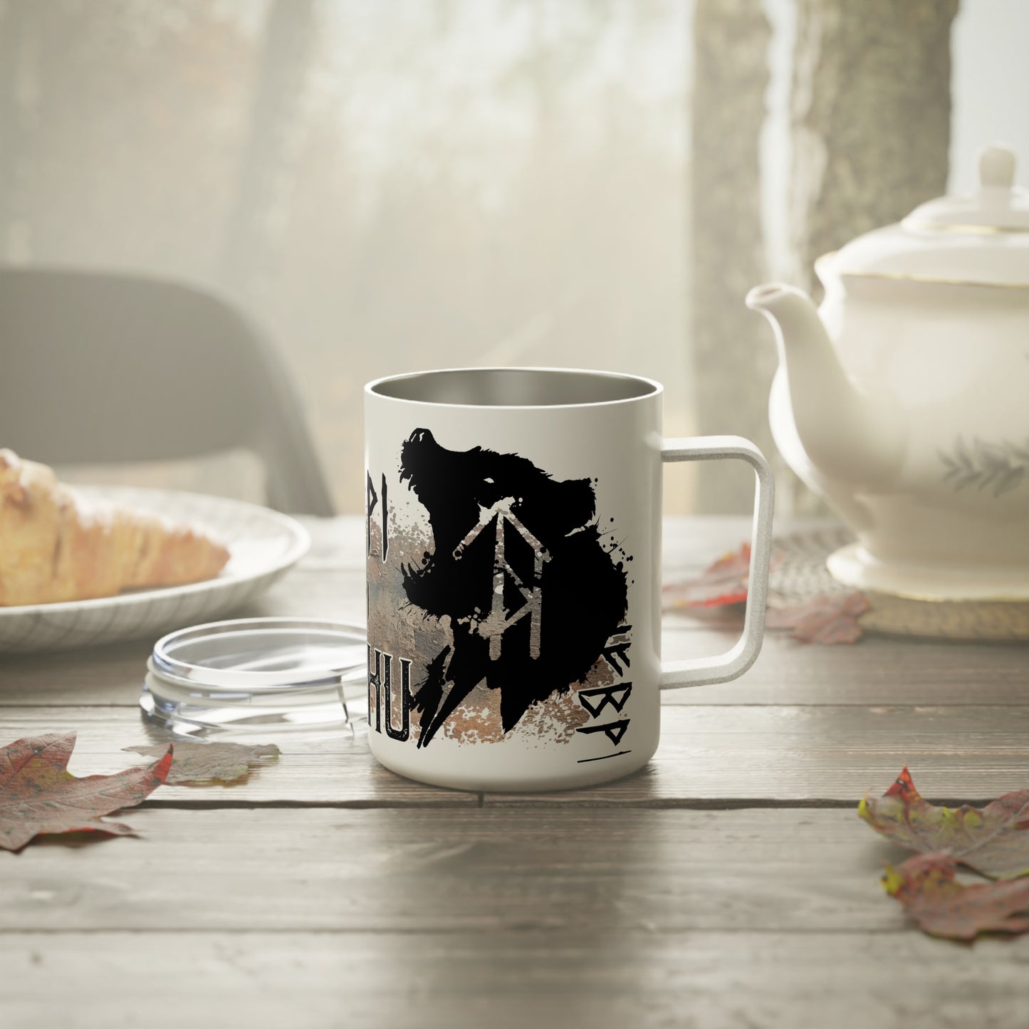 Insulated Mug, 10oz Viking Bear