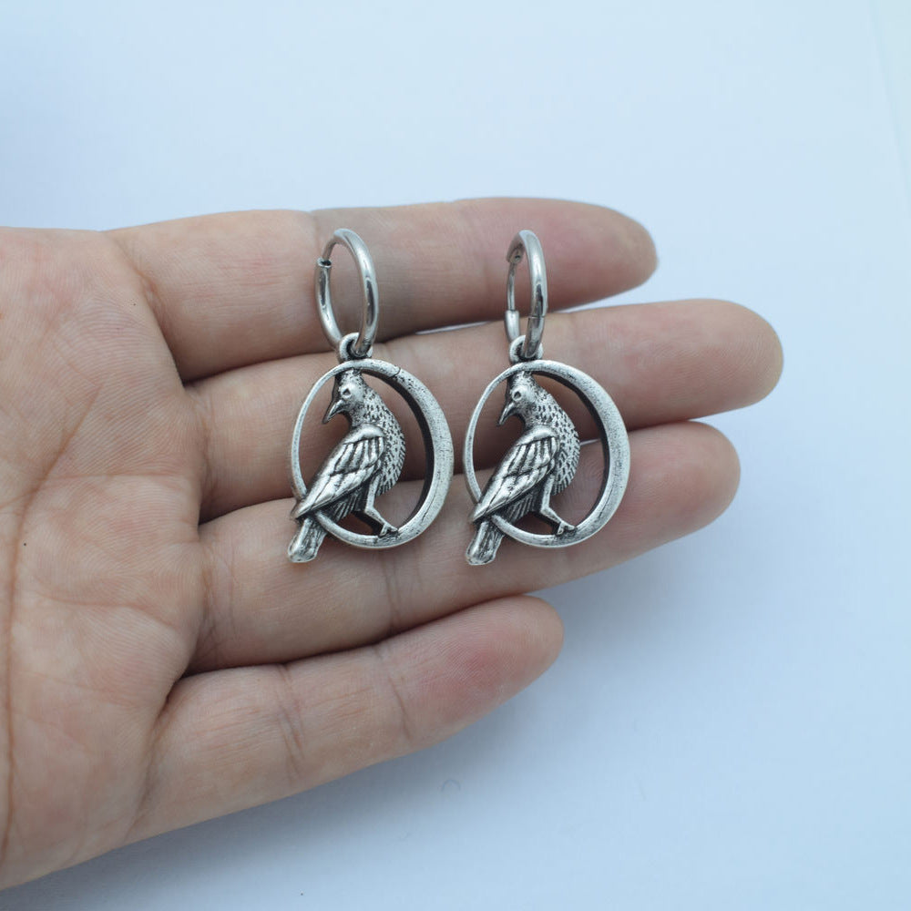 Nordic Viking Bird Celtics Earrings