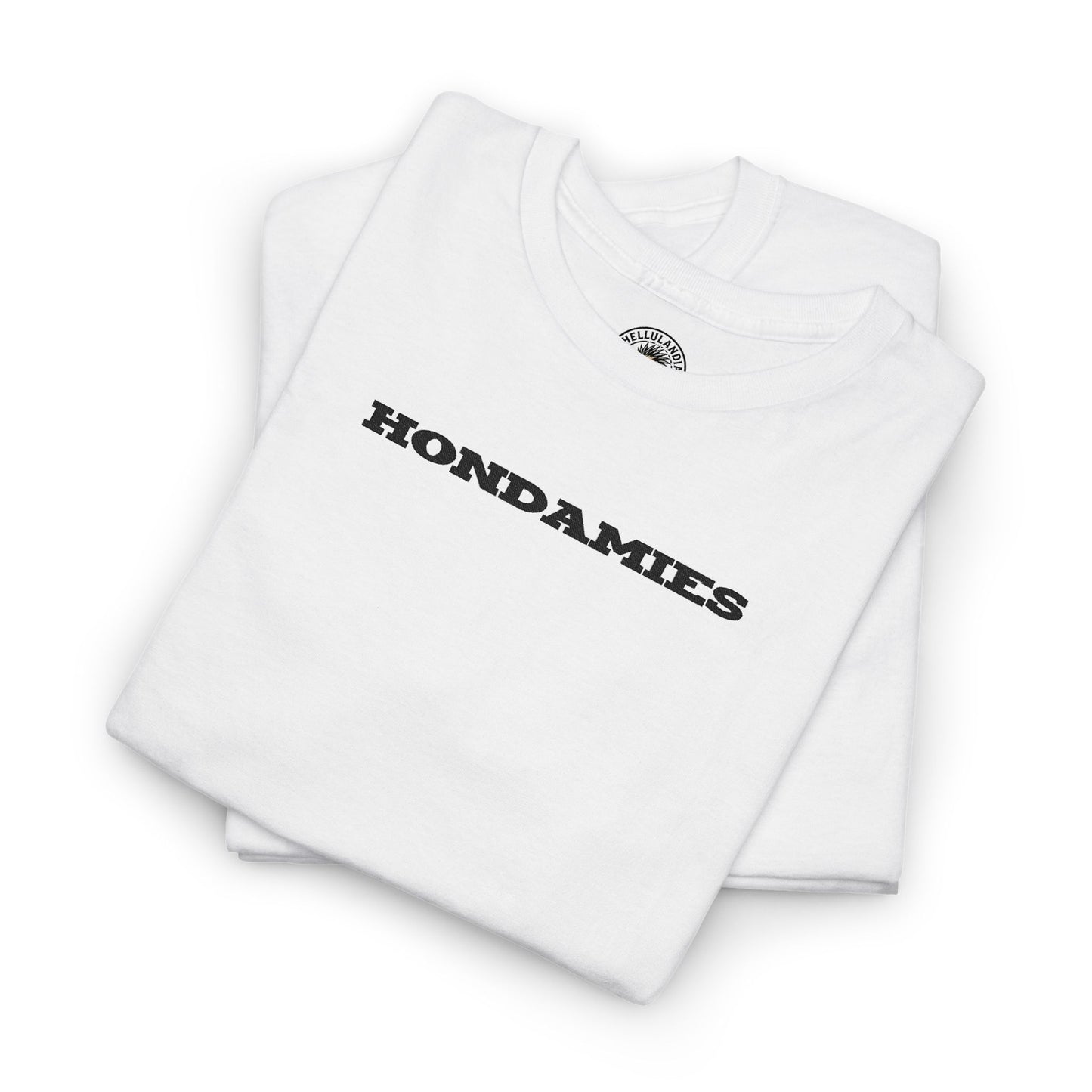 Hondamies Graphic Tee — Retro Script Car Lover T-Shirt