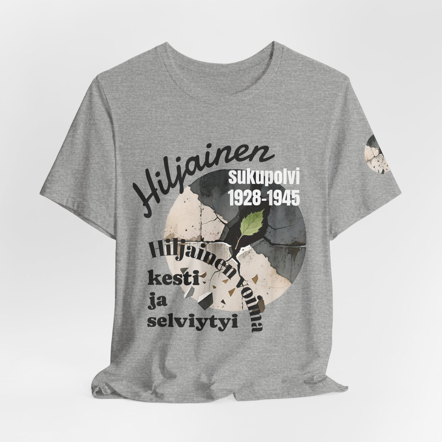 hiljainen sukupolvi silent gen  Unisex Jersey Short Sleeve Tee