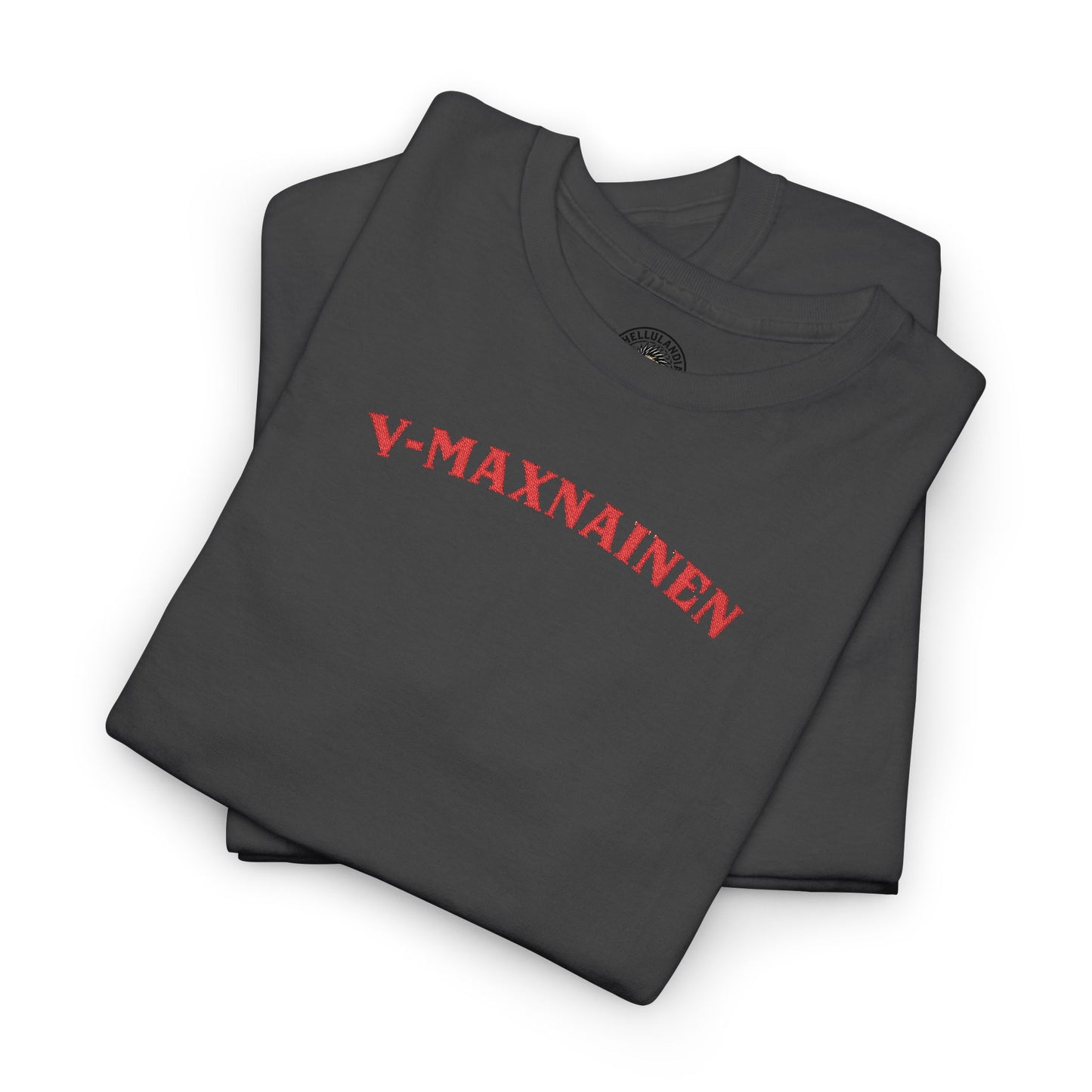 v-maxnainen Graphic Tee — Retro Script biker Lover T-Shirt