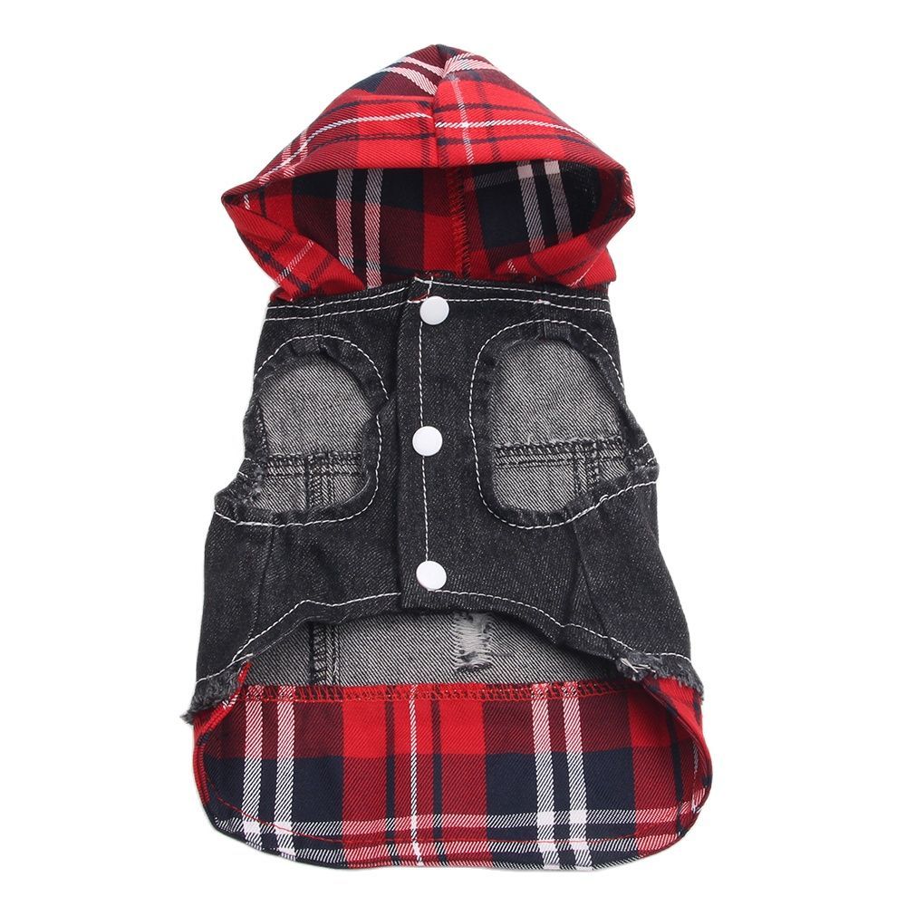 Pet Teddy Dog Denim Clothes