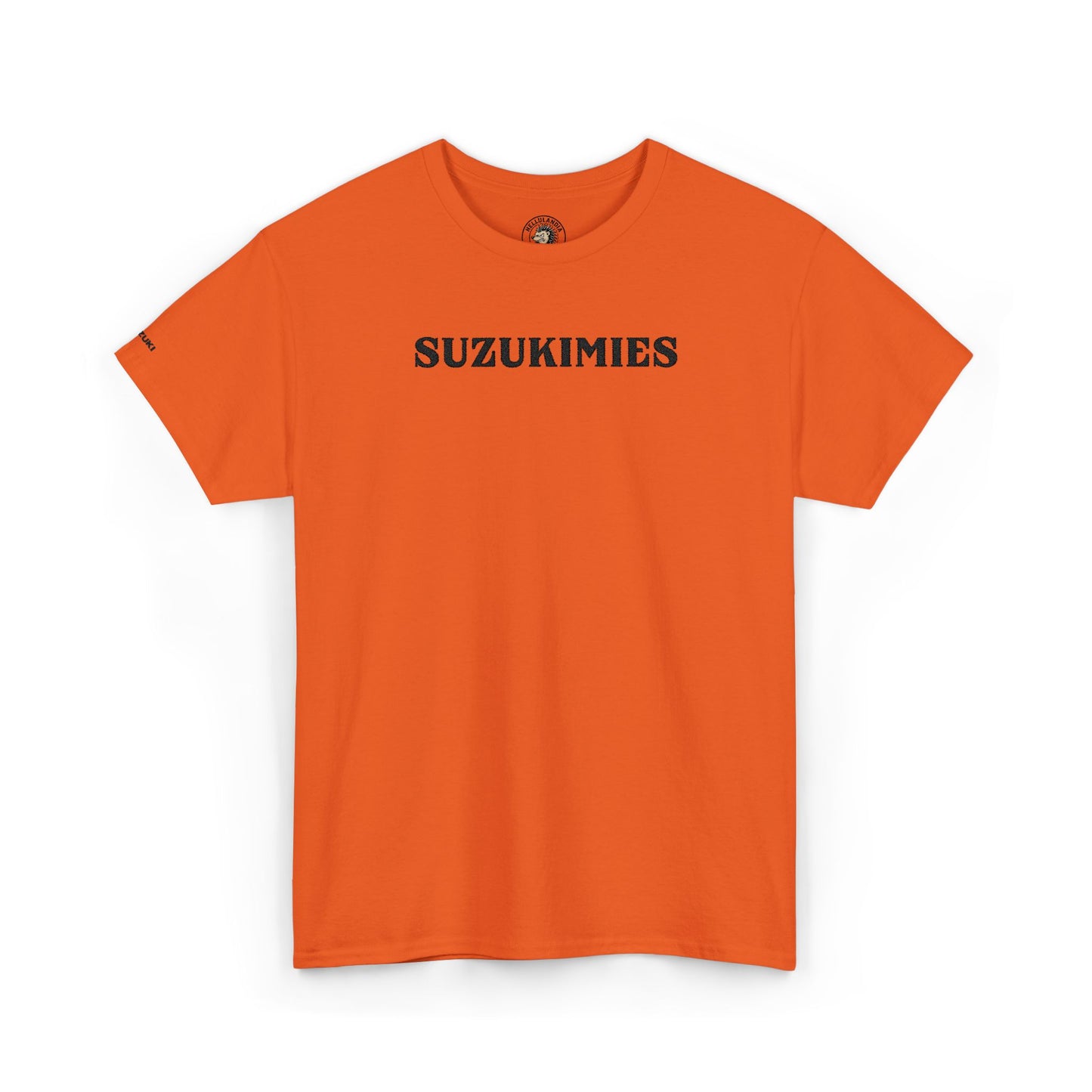 Suzukimies Graphic Tee — Retro Script biker Lover T-Shirt