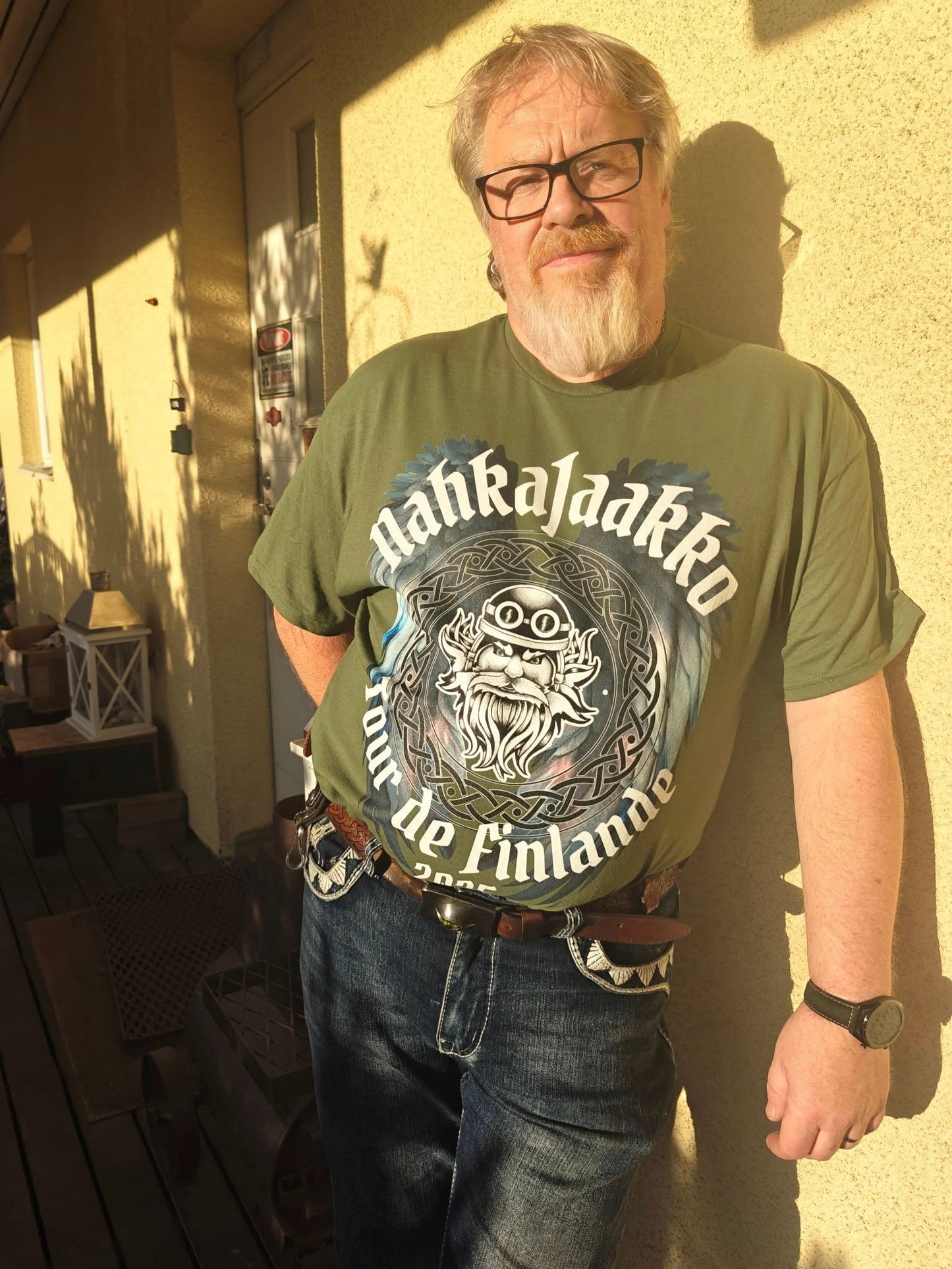 NahkaJaakko Support – pohjoisen mytologian unisex-paita