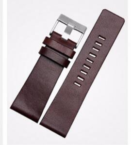 Men's watch strap leather strap chain