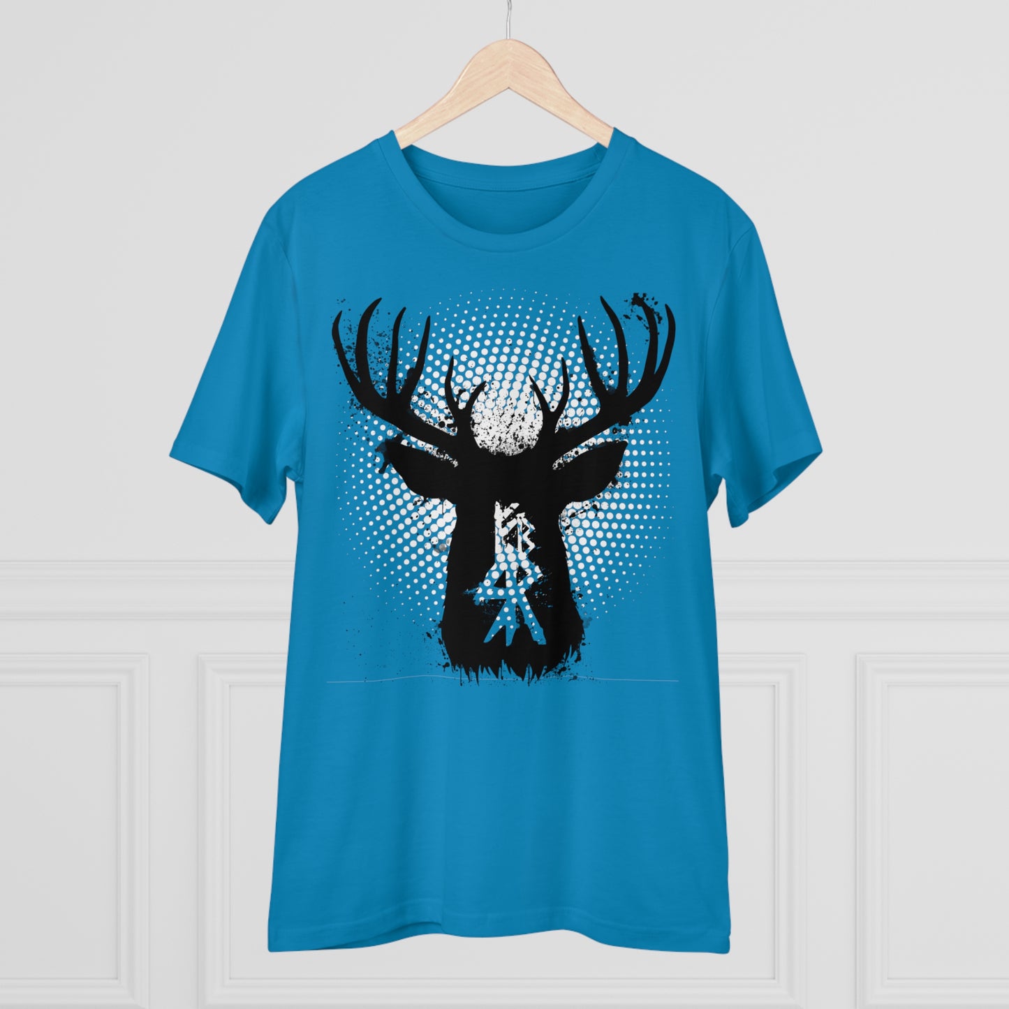 T-shirt unisex eco cotton - deer binding halter