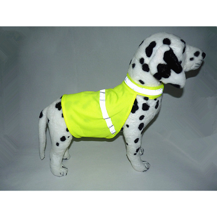 Fluorescent safety dog ​​vest