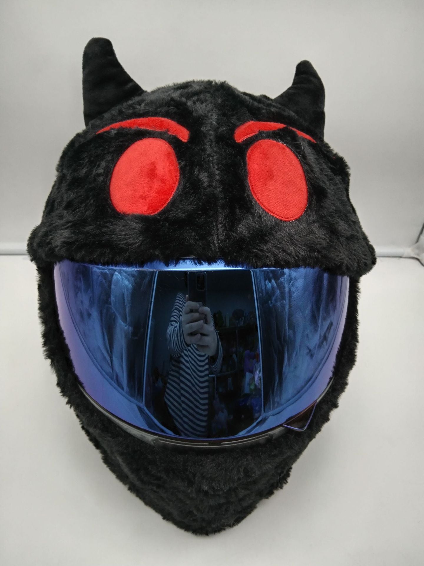 Halloween Rabbit Plush Motorbike Helmet Cover